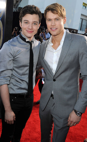 Chris Colfer And Chord Overstreet From Glee The 3d Concert Movie Red