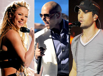 Shakira, Pitbull, Enrique Iglesias