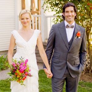 Amy Smart Carter Oosterhouse Our Wedding Was Green