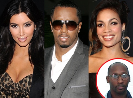 Kim Kardashian, Sean Diddy Combs, Rosario Dawson, Troy Davis