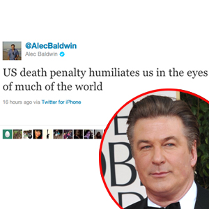 Alec Baldwin Tweets a Torrent About Troy Davis Execution E! Online