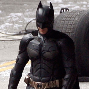 Christian Bale, Dark Knight Rises Set