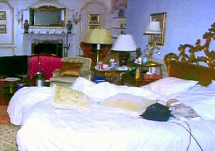 Michael Jacksons Schlafzimmer From Michael Jackson Prozess