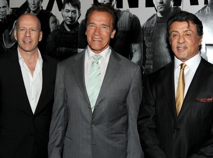 Bruce Willis, Arnold Schwarzenegger, Sylvester Stallone