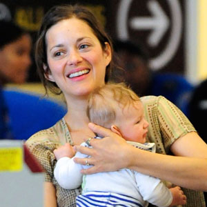 Adorable Baby Alert Marion Cotillard Cuddles With Her Cutie E Online