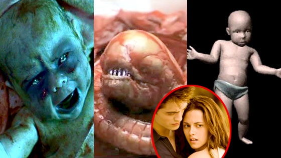 Freaky Babies, Robert Pattinson, Kristen Stewart, Breaking Dawn