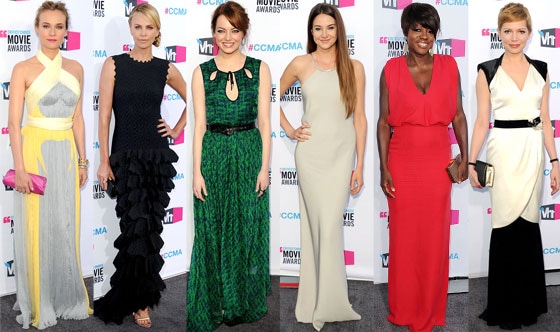 Diane Kruger, Emma Stone, Charlize Theron, Viola Davis, Shailene Woodley, Michelle Williams