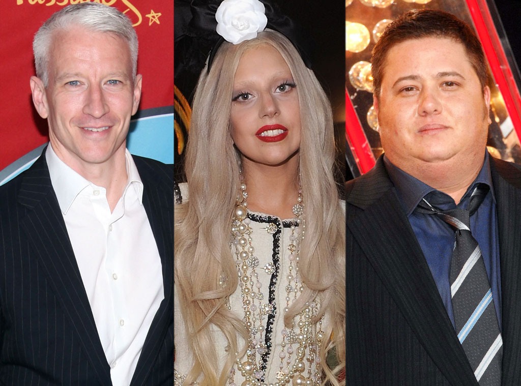 Anderson Cooper, Lady Gaga, Chaz Bono