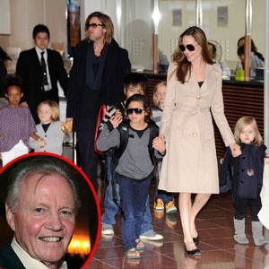 Angelina Jolie, Brad Pitt, Family, Jon Voight