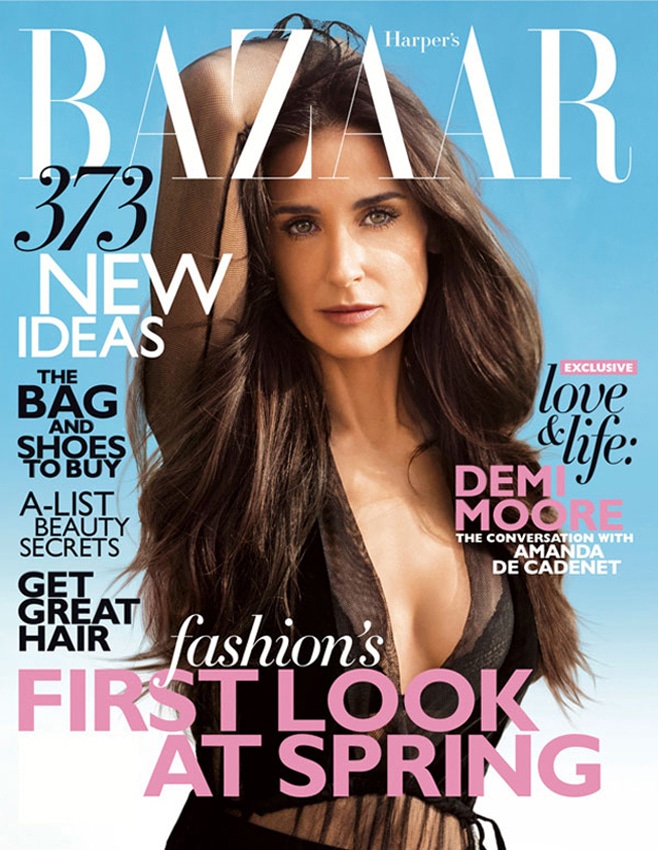 Demi Moore, Harpers Bazaar