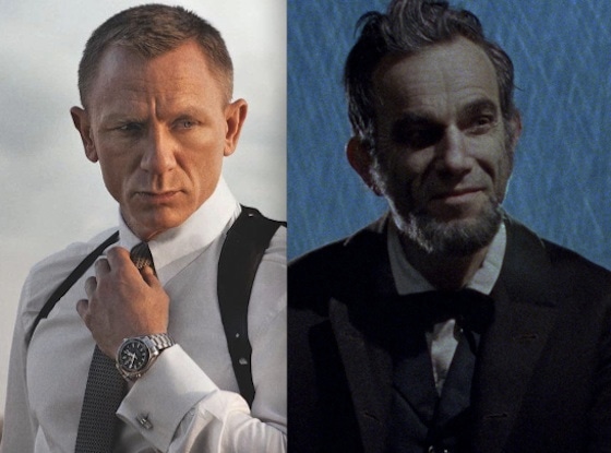 Daniel Craig, Skyfall, Daniel Day-Lewis, Lincoln