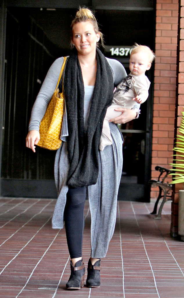 Hilary Duff And Luca From The Big Picture Todays Hot Photos E News 