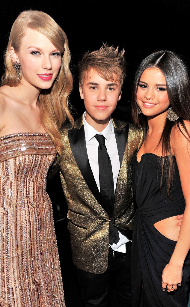 Taylor Swift, Justin Bieber, Selena Gomez