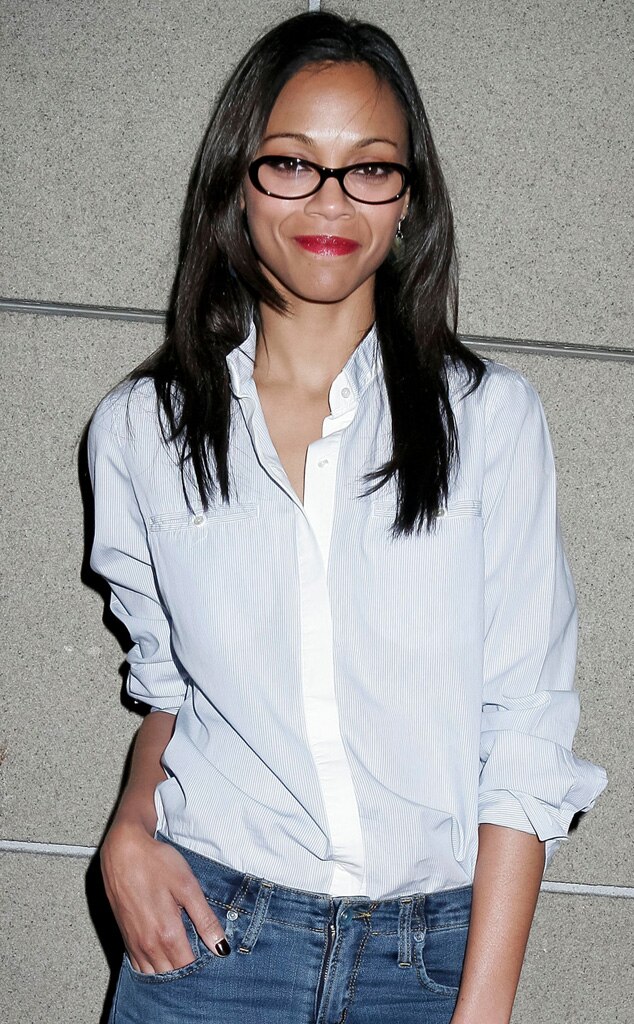 Zoe Saldana from Celebs Are Gorgeous in Glasses | E! News