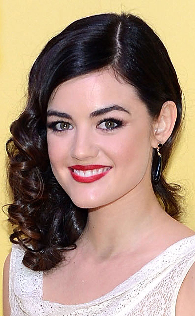 Lucy Hale from Celebrities Rock Red Lips | E! News Australia