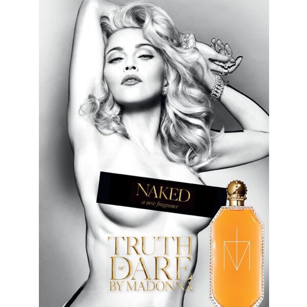 Madonna Goes Topless for New Fragrance Ad
