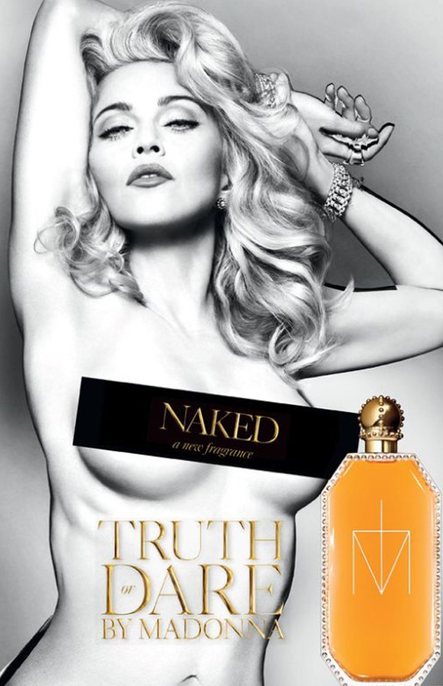 Madonna Nude In New Truth Or Dare Fragrance Ad 