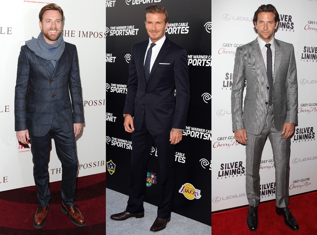 Ewan McGregor, David Beckham, Bradley Cooper