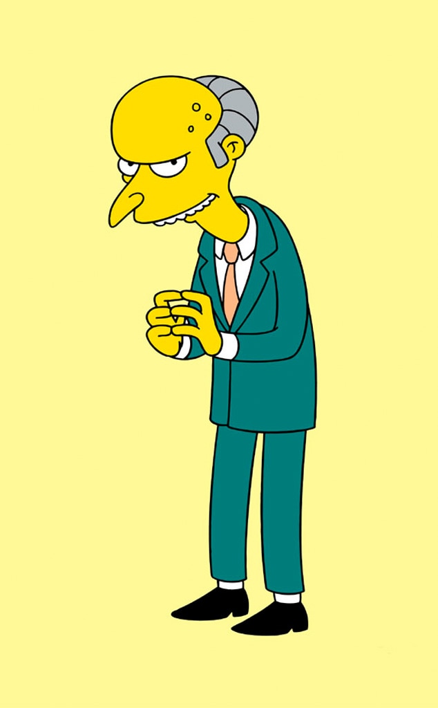 The Simpsons' Mr. Burns (Harry Shearer) from TV’s Greatest Villains | E ...