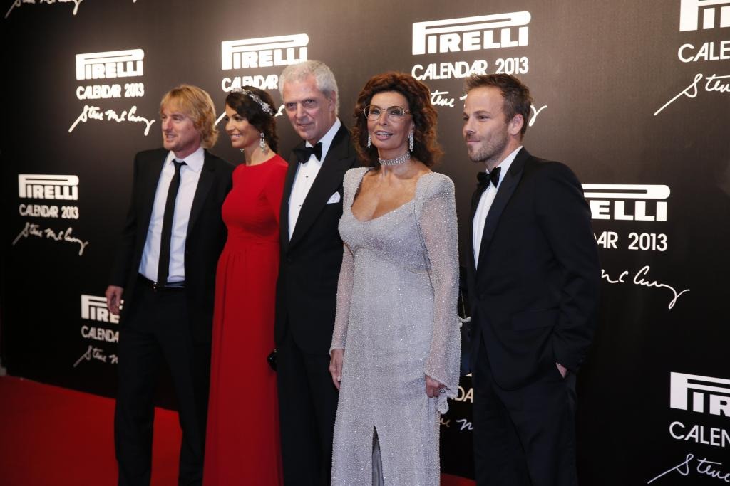 Calendário Pirelli, tapete vermelho Pirelli