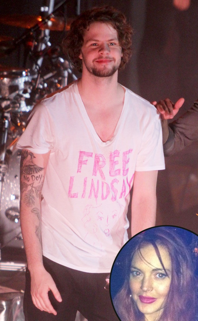 Jay McGuiness, The Wanted, Lindsay Lohan