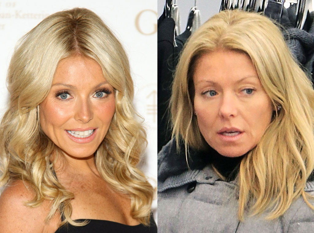 Kelly Ripa from Stars Without Makeup | E! News