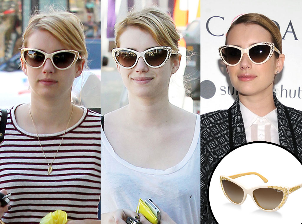 Emma Roberts Sunglasses Are Having a Moment