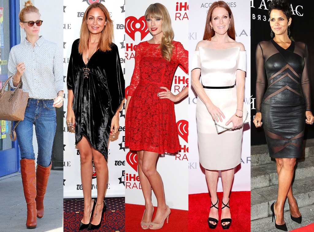 January Jones, Nicole Richie, Taylor Swift, Julianne Moore, Halle Berry