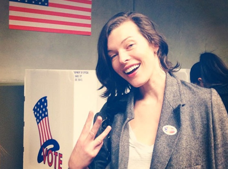 Milla Jovovich, Instagram