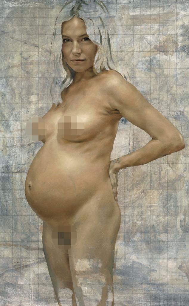 Sienna Miller, Jonathan Yeo painting