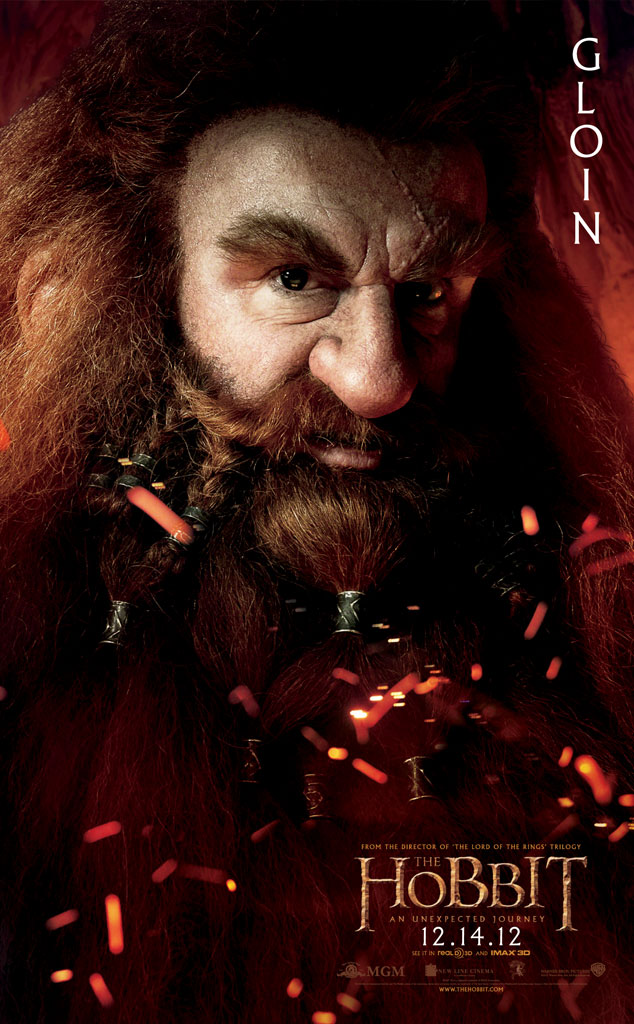 Gloin From New Hobbit Posters Dwarves Gone Wild E News