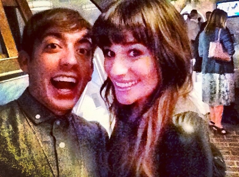 Election Twit Pic, Kevin McHale, Lea Michele