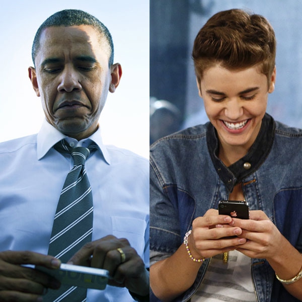 US President Barack Obama, Justin Bieber