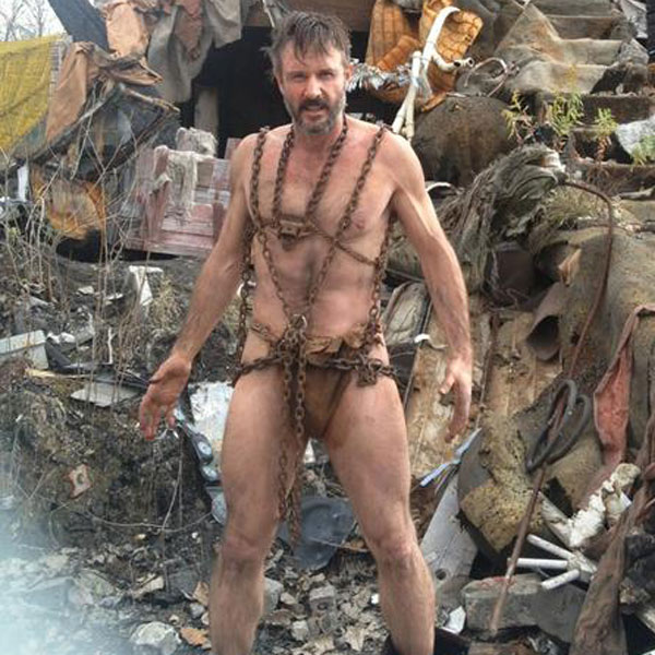 David Arquette Boldly Strips for Sci-Fi