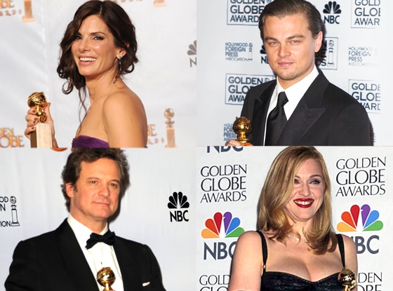 Sandra Bullock, Leonardo DiCaprio, Colin Firth, Madonna