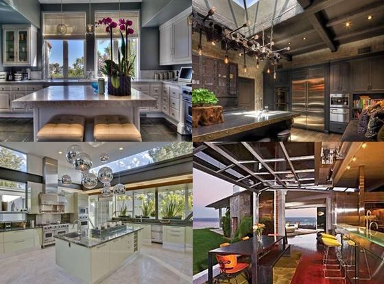 Amazing Celebrity Kitchens: See Where John Mayer, Brad 