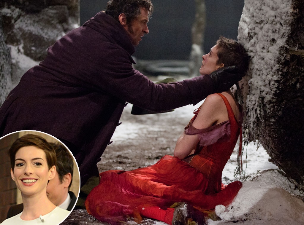 Anne Hathaway, Hugh Jackman, Les Miserables