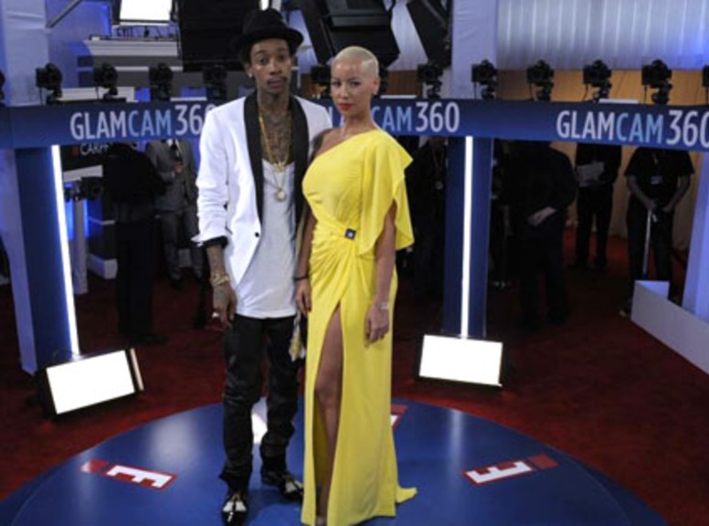 Wiz Khalifa, Amber Rose, Glam Cam, 2012 Grammy