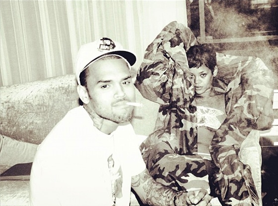 Rihanna, Chris Brown, instagram