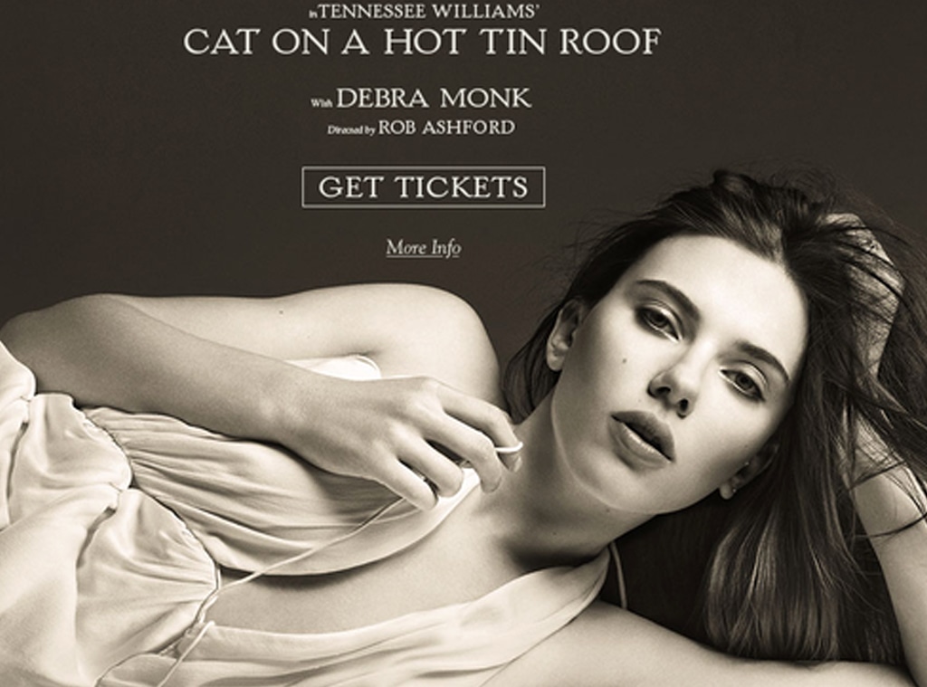 Scarlett Johansson, Cat on a Hot Tin Roof Poster