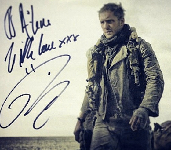 Tom Hardy, Mad Max, Twitter