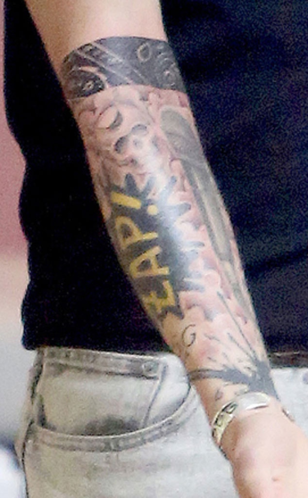 Guess Who's Sporting a New Arm Sleeve Tattoo? - E! Online