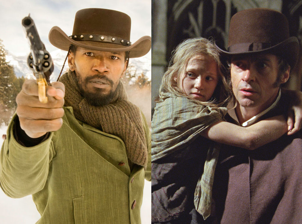 Jamie Foxx, Django Unchained, Les Miserables