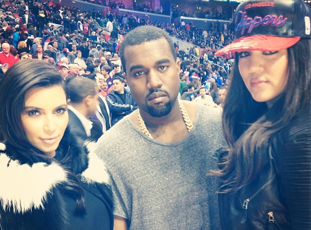 Kim Kardashian, Kanye West, Khloe Kardashian Odom, Instagram