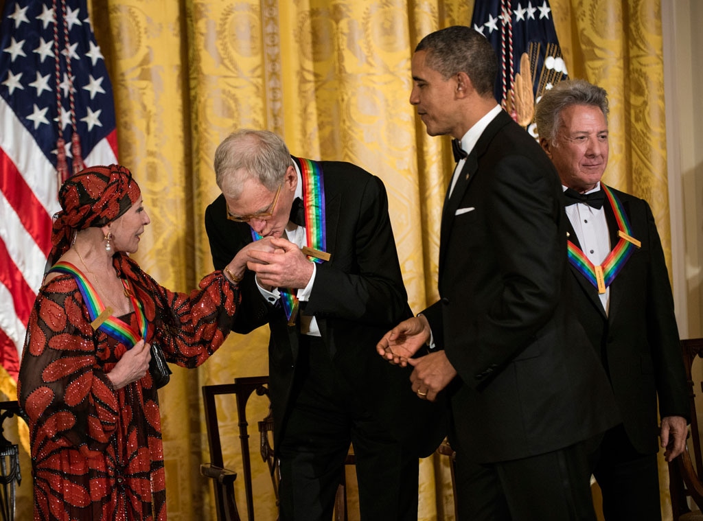 David Letterman, US President Barack Obama, Dustin Hoffman