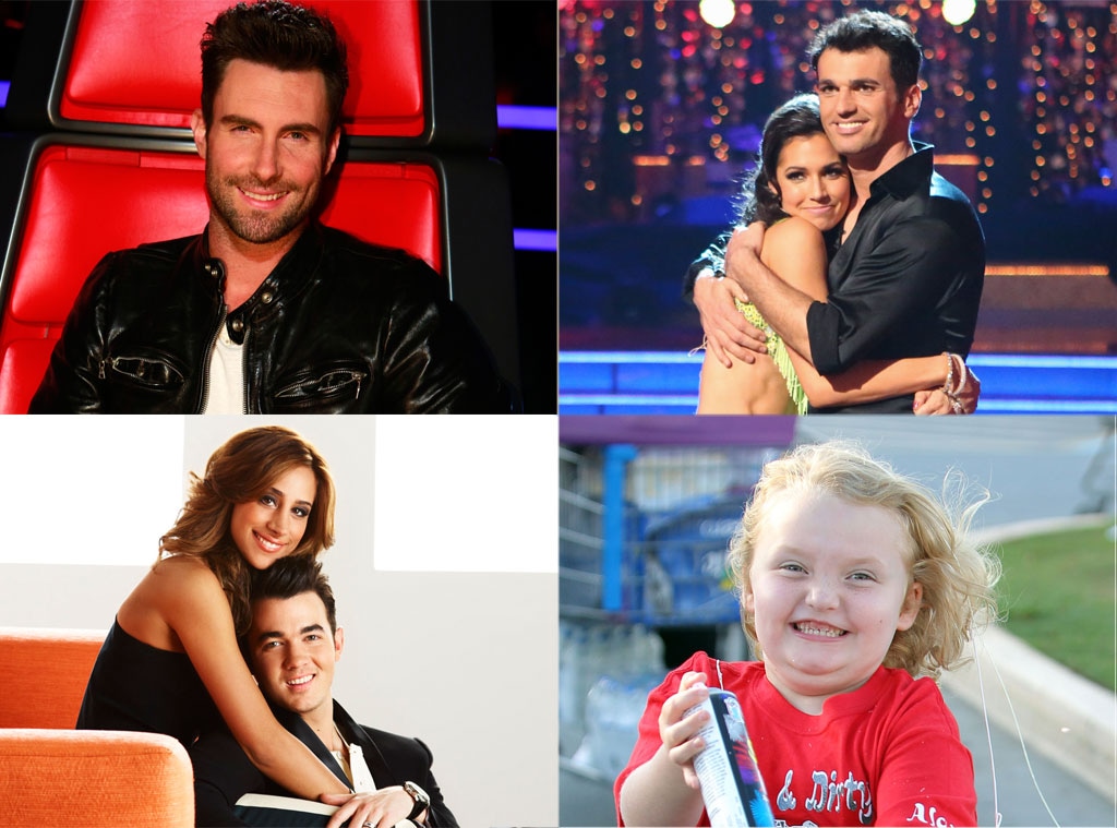Married to Jonas, The Voice, Dancing With the Stars, Here Comes Honey Boo Boo