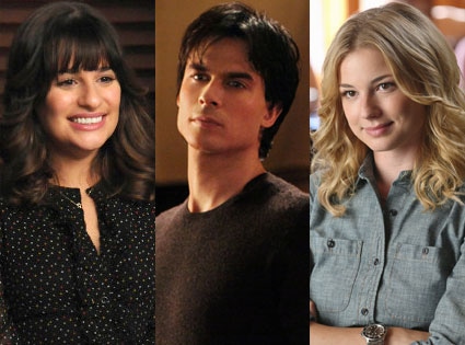 Emily Van Camp, Revenge, Lea Michele, Glee, Ian Somerhalder, The Vampire Diaries 