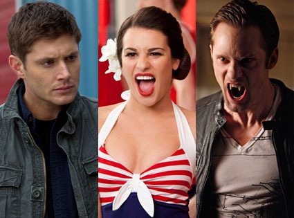 Alexander Skarsgard, True Blood, Lea Michele,Glee, Jensen Ackles, Supernatural