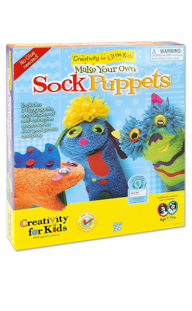 The Art of Elysium Sock Puppets Craft Kit from 2012 Holiday Gift Guide ...