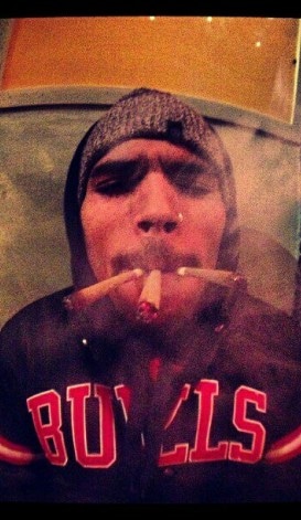Chris Brown, Marihuana
